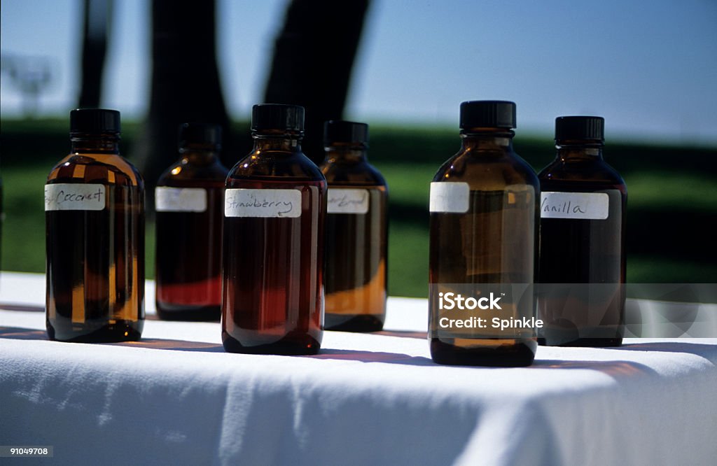 Essenital Ölen - Lizenzfrei Aromaöl Stock-Foto