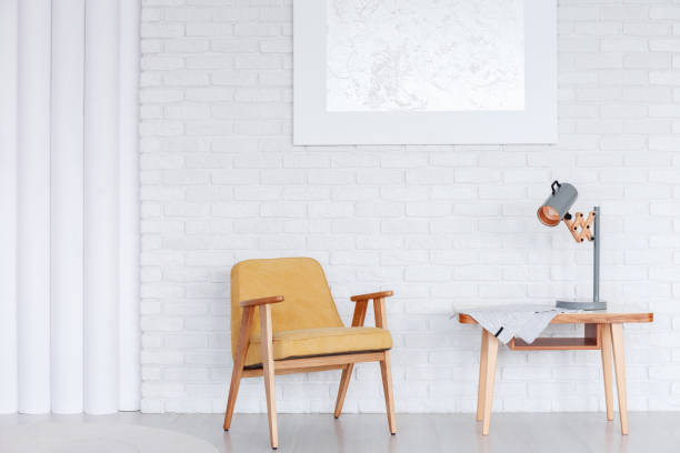 istock Wooden armchair in dining room 910503590