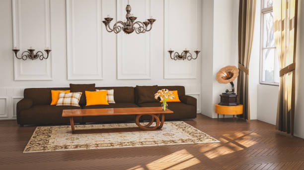Stylish Classical Living Room (Day)