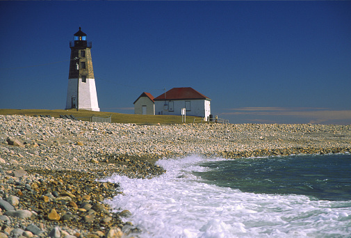 Point Judith Light is located on the west side of the entrance to narragansett bay, rhode island as well as the north side of the eastern entrance to block island south.