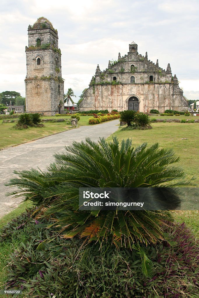 colonial coral paoay Kościół illocos Filipiny - Zbiór zdjęć royalty-free (Filipiny)