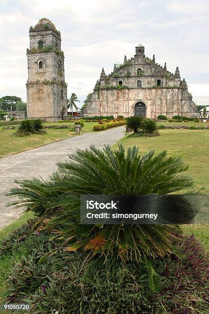Colonial Coral Paoay Kościół Illocos Filipiny - zdjęcia stockowe i więcej obrazów Filipiny - Filipiny, Staromodny, Architektura