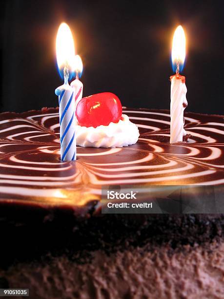 Birthday Cake Stock Photo - Download Image Now - Birthday, Birthday Cake, Birthday Candle