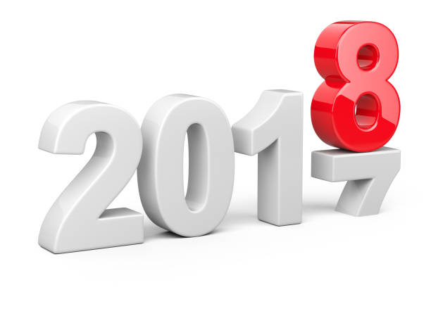istock 2017 2018 change concept. Represents the new year symbol. 910511136