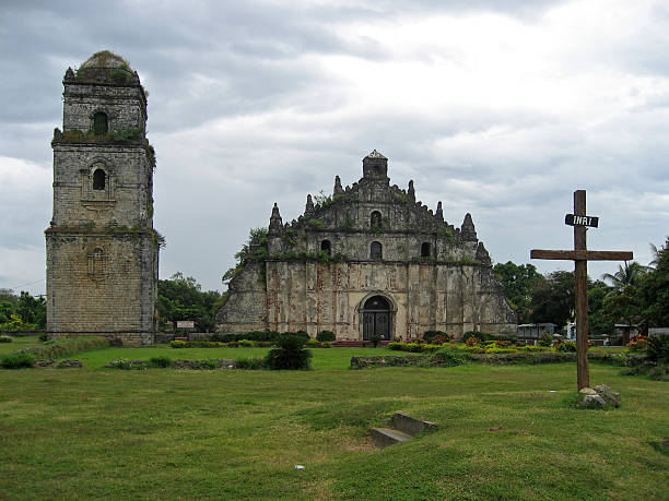 istock paoay colonial era spanish church philippines 91051163