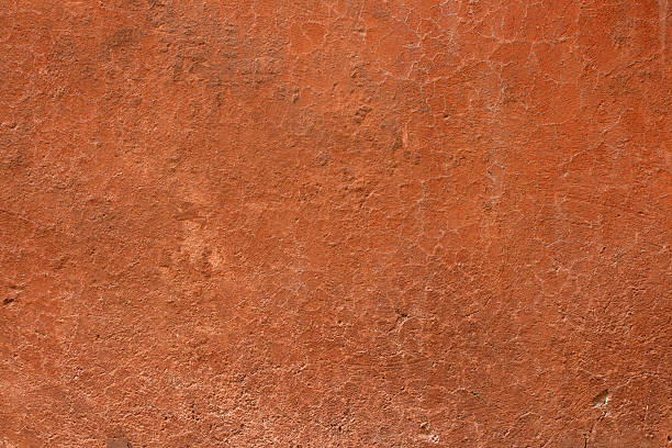 red roman grunge wand textur, rom, italien - roman italian culture wall textured stock-fotos und bilder