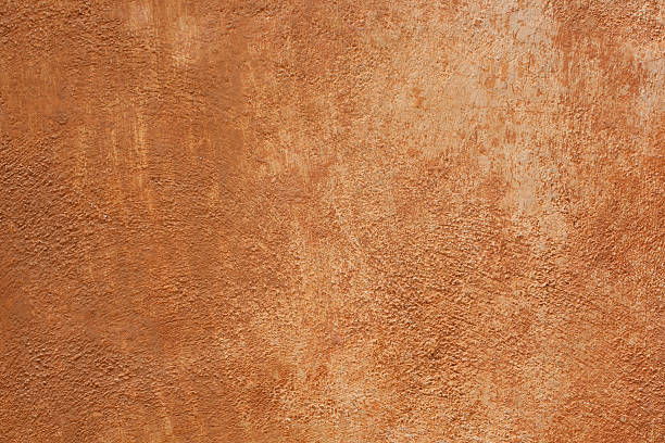 istock Red ocher Roman grunge wall texture 91051659