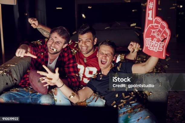 It Was The Most Important Score Stock Photo - Download Image Now - American Football - Sport, American Football - Ball, Soccer