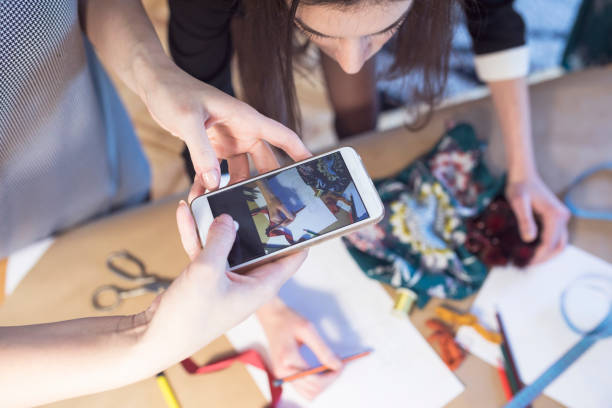 istock Fashion Designers Working In Their Art Studio 910524414