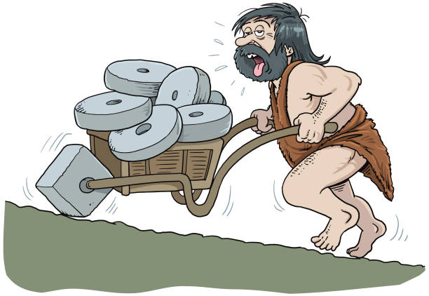 caverman-pushing-square-cart.
