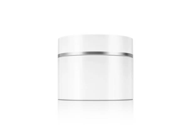 istock blank packaging white cosmetic cream pot isolated on white background 910535878