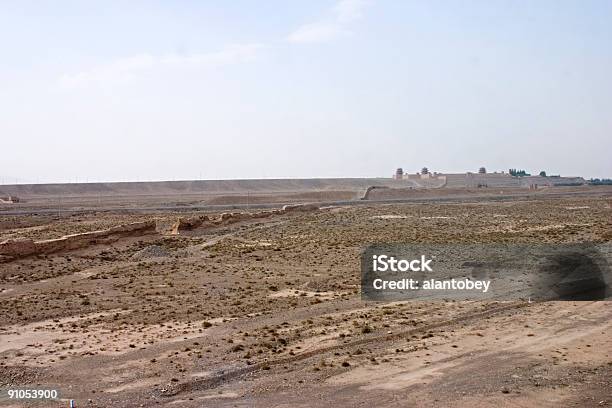 Final Do Grande Muralha Chinaprovíncia De Xinjiang - Fotografias de stock e mais imagens de Ao Ar Livre