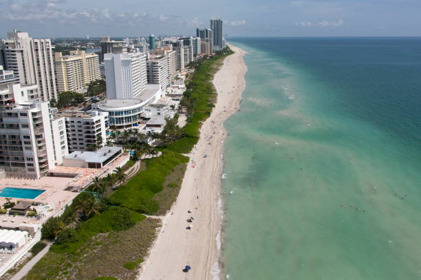 istock Aerial view of Florida Beaches 910539492
