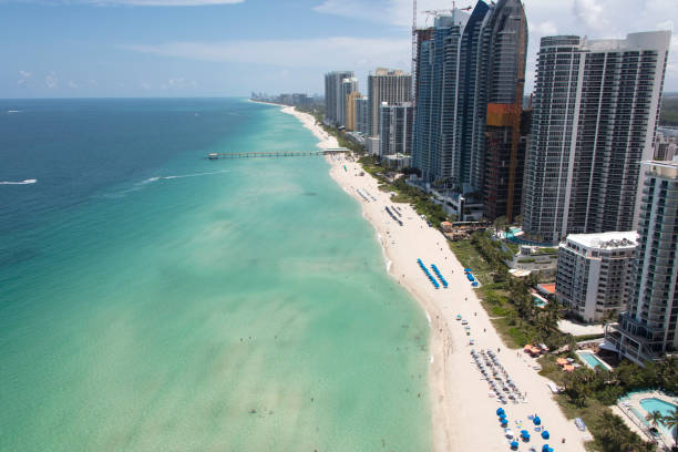 istock Aerial view of Florida Beaches 910542568