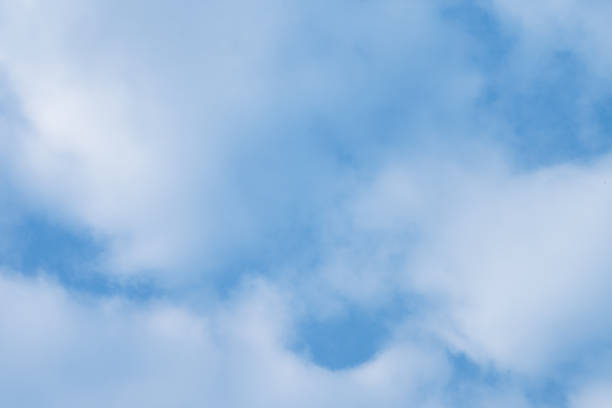 istock Natural clear blue sky with some clouds for background or backdrop which looks like watercolor 910543302