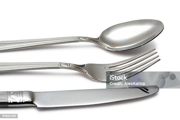 Spoon Knife Fork Stock Photo - Download Image Now - Abstract, Blade, Color Image
