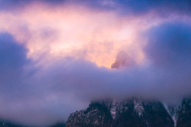 istock Amazing clouds in Bucegi Mountains, Romania 910550244