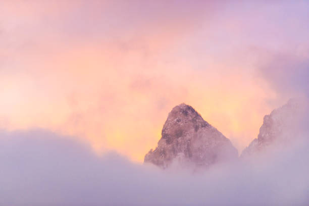 istock Amazing clouds in Bucegi Mountains, Romania 910550282