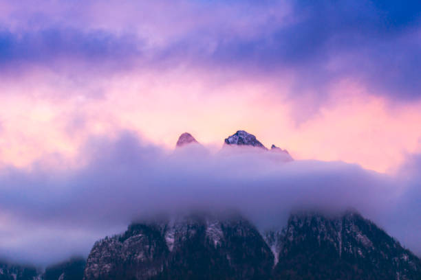 istock Amazing clouds in Bucegi Mountains, Romania 910550284
