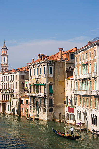 Canal of Venice stock photo
