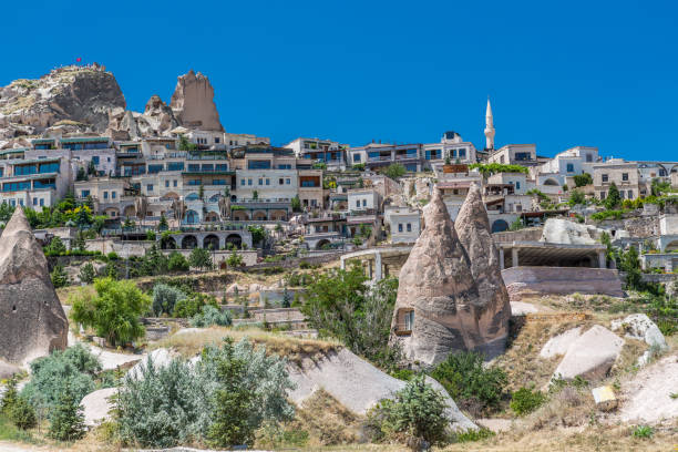 istock Uchisar cave city in Cappadocia, Turkey 910563092