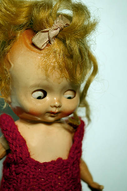 Old Doll  creepy doll stock pictures, royalty-free photos & images