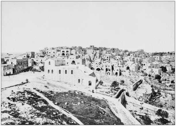 istock Antique photograph of World's famous sites: Bethlehem, Palestine 910564348