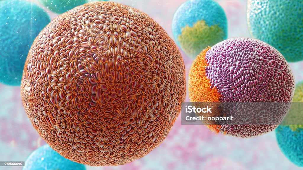 Close up Virus Abstract bacteria background Close up Virus Abstract bacteria background.3d rendering Medicine Stock Photo