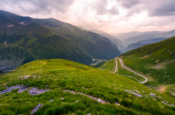 istock valley in Fagarasan mountains in afternoon 910567276