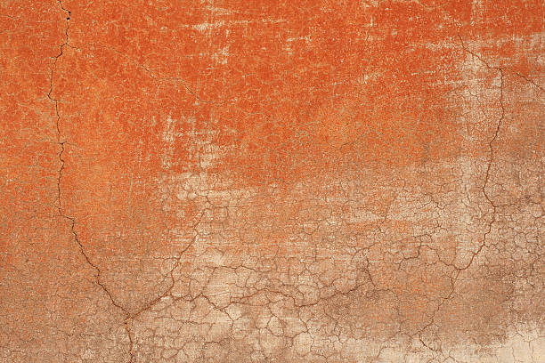 red grunge wand textur, graue rom, rom, italien - roman italian culture wall textured stock-fotos und bilder