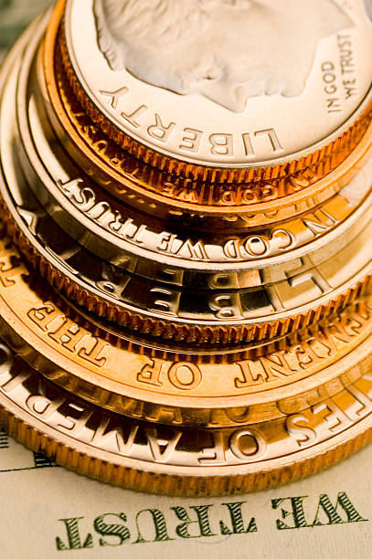istock Perfect uncirculated american currency 91057010