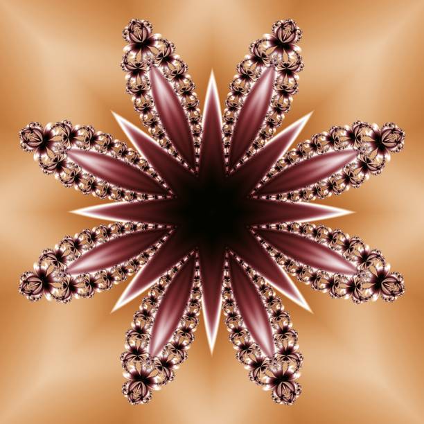 istock Beautiful background with star and floral ornament. You can use it for invitations, notebook covers, phone cases, postcards, cards, ceramics, carpets and so on. Artwork for creative design, art and entertainment. 910571826