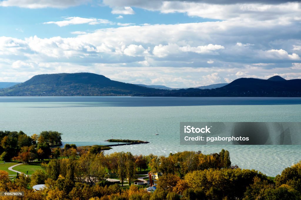 Landscape of Lake Balaton, Hungary Landscape of Lake Balaton, Hungary ( Balatonboglar ) Hungary Stock Photo