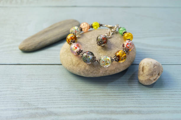istock Bracelet made of glass beads 910578622