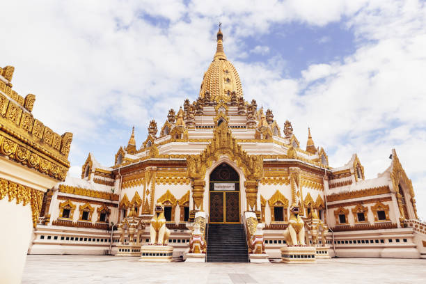 istock Swe Taw Myat (as known as Buddha Tooth Relic Pagoda) in Yangon, Myanmar. 910578646