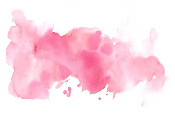 Photo of Pink watercolor background