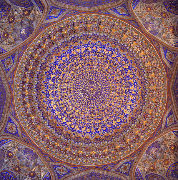 istock Ceiling of Ulugbeg Madrasah 91060085