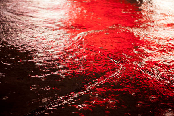 istock Rainy street at night, Koh Samui Island, Thailand 910603190