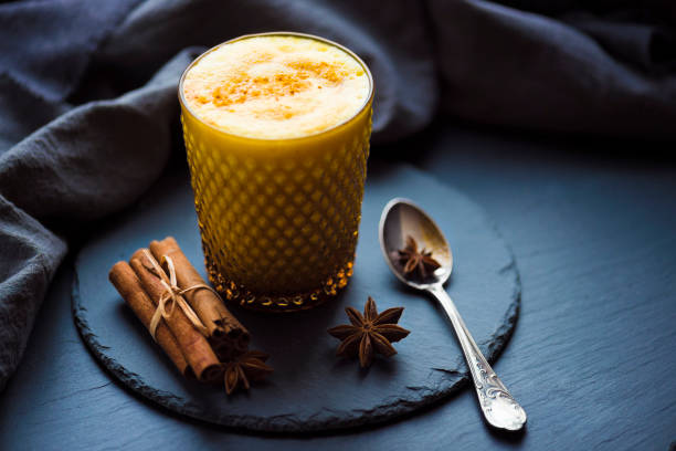 istock Golden Milk, Tumeric Latte, Golden Latte 910603276