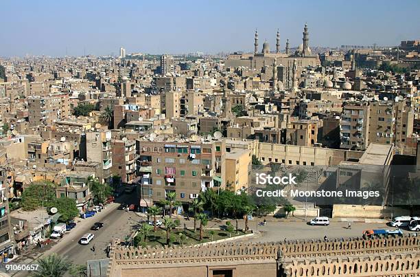Foto de Horizonte Do Cairo e mais fotos de stock de Arquitetura - Arquitetura, Arquitetura islâmica, Avenida