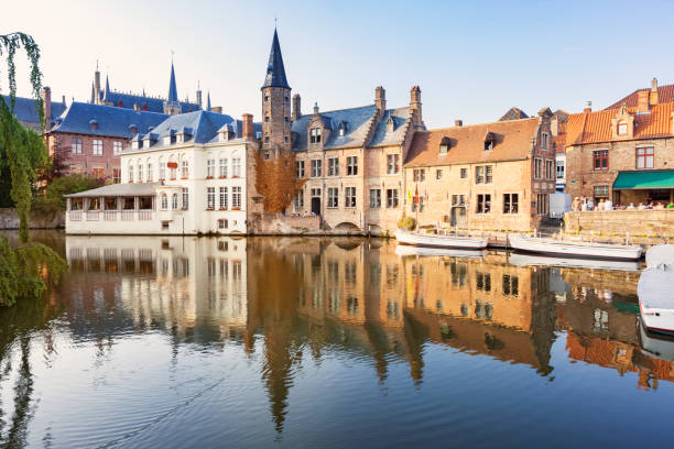 istock Old town Bruges Belgium 910609890