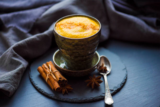 istock Golden Milk, Tumeric Latte, Golden Latte 910616652