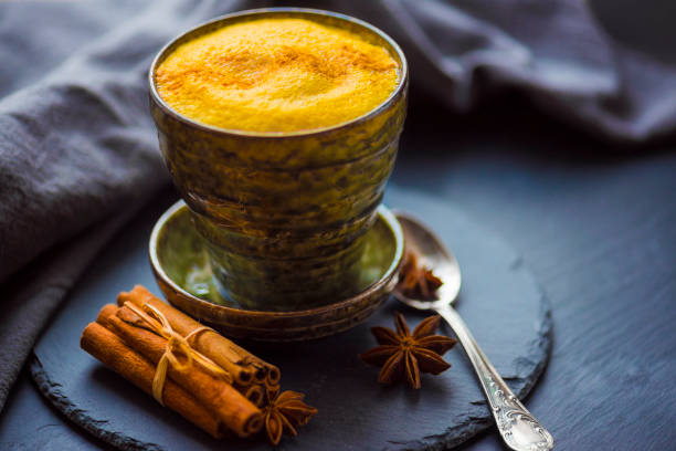 istock Golden Milk, Tumeric Latte, Golden Latte 910616698