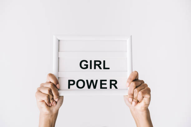 istock board with girl power lettering 910619950