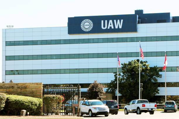 United Auto Workers Headquarters stock photo