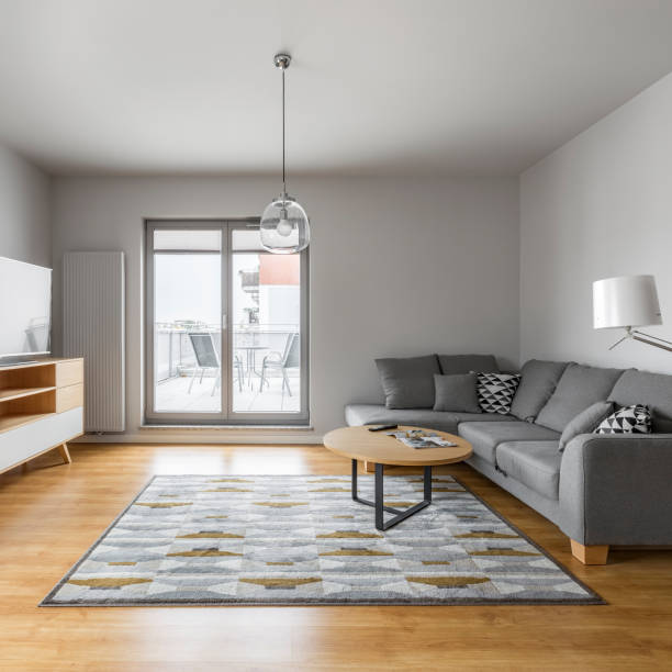 istock Living room with terrace 910655280