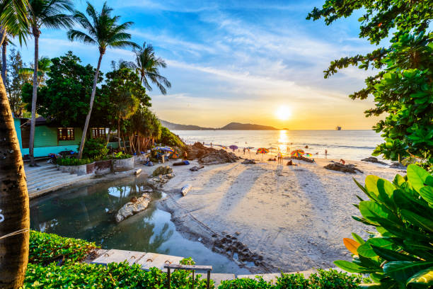 Landscape of Thailand Landscape of Thailand. Located in Patong Beach, Phuket, Thailand. phuket province stock pictures, royalty-free photos & images