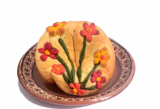 Traditional mexican egg yolk bread from Oaxaca state