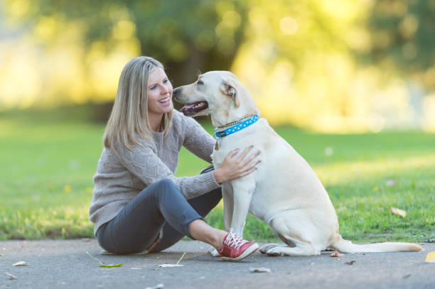istock A Woman and Her Dog 910708340