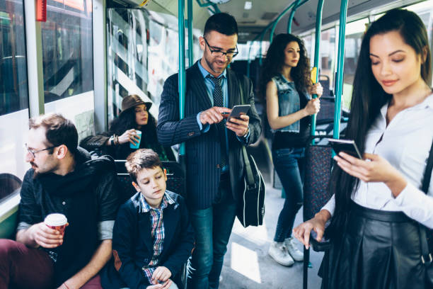 istock Young woman in a bus 910719596
